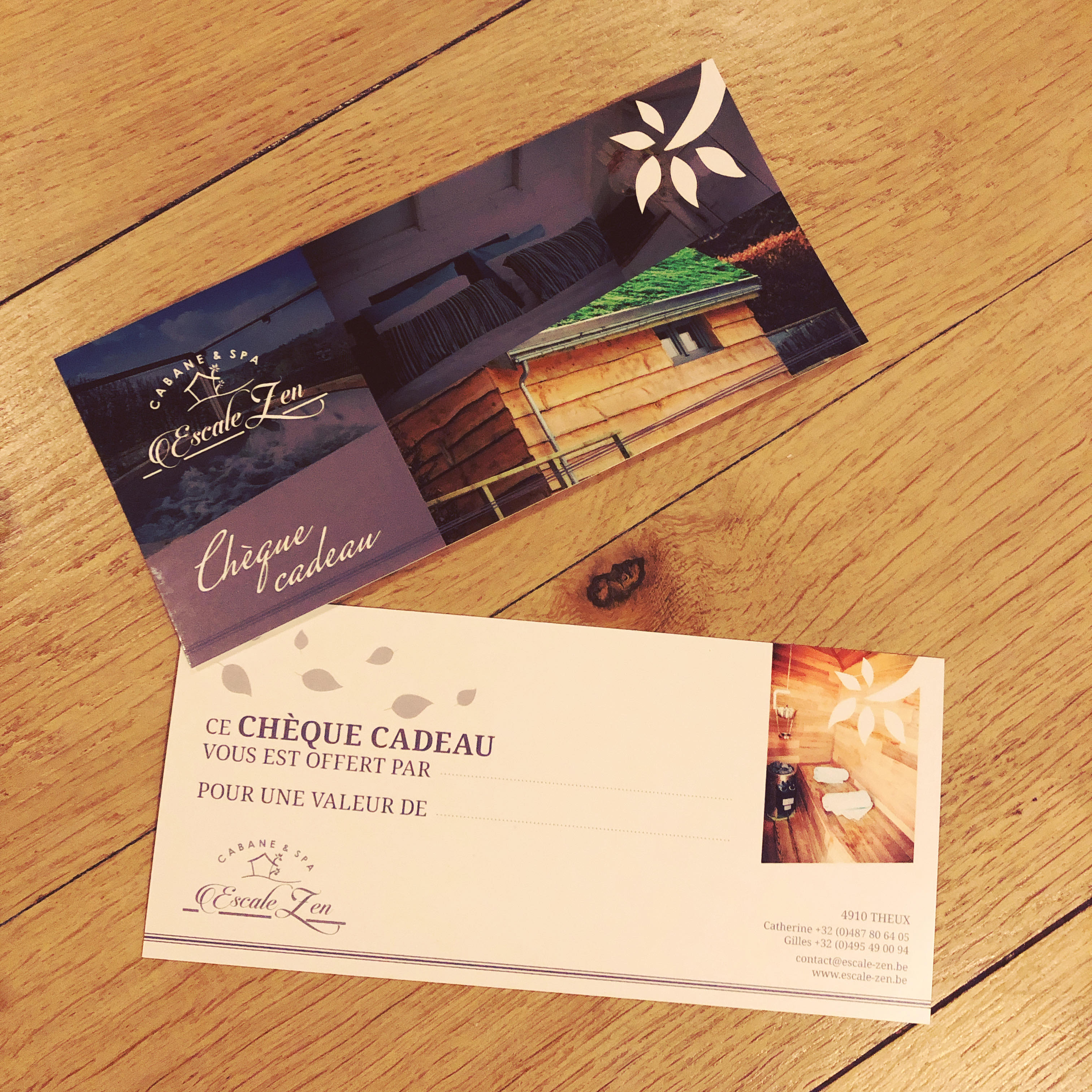 Cheques Cadeaux Escale Zen Chalet Spa